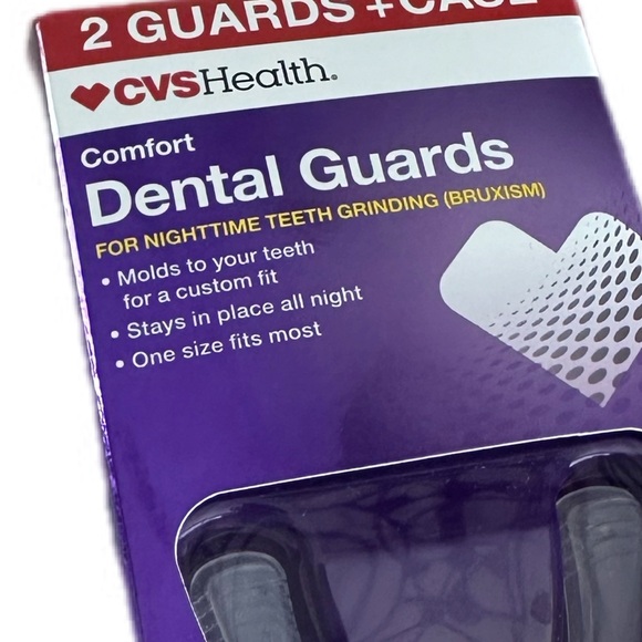 CVS Health 2 Dental Guards+Case Dental Guard Night Guard For Teeth Grinding- New - Picture 3 of 3